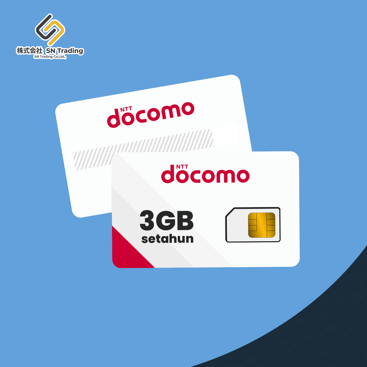 ドコモ 1年利用 36GB（3GB/月）